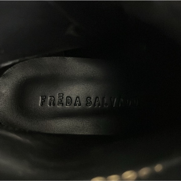 Freda Salvador Pointed Toe Heel Boots Size 6,5 - Picture 5 of 6